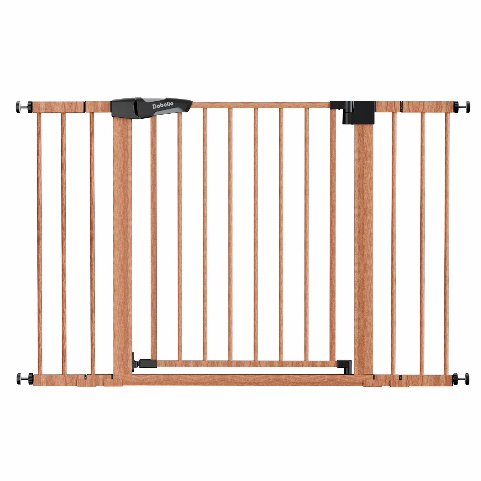 Babelio 29-48" Metal Baby Gate With Brown Wood Pattern Auto Close
Opens in a new window or tab