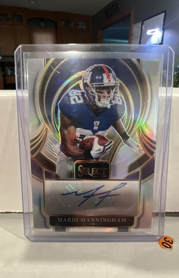 #ad 2025 Panini Select Select Signatures Mario Manningham #SIP MMM AU 🏈🔥 $3.99
