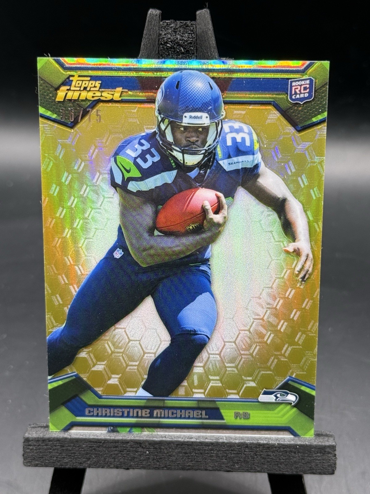 Christine Michael Finest #137 Gold Refractor
