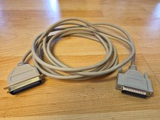 10FT 25-Pin Male to Female Parallel Port Cable Cord Straight Molded