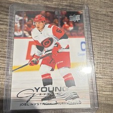 Upper Deck 2025-26 Series 2 Young Guns #482 Joel Nystrom Hurricanes Hockey Card