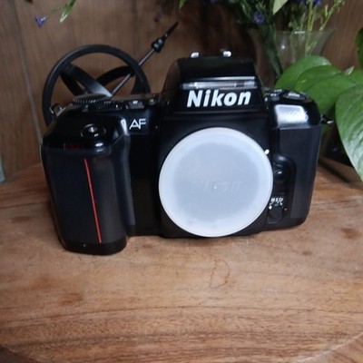 Nikon N6006 F601 AF SLR Film Camera Body Only Made In Japan Vintage Untested