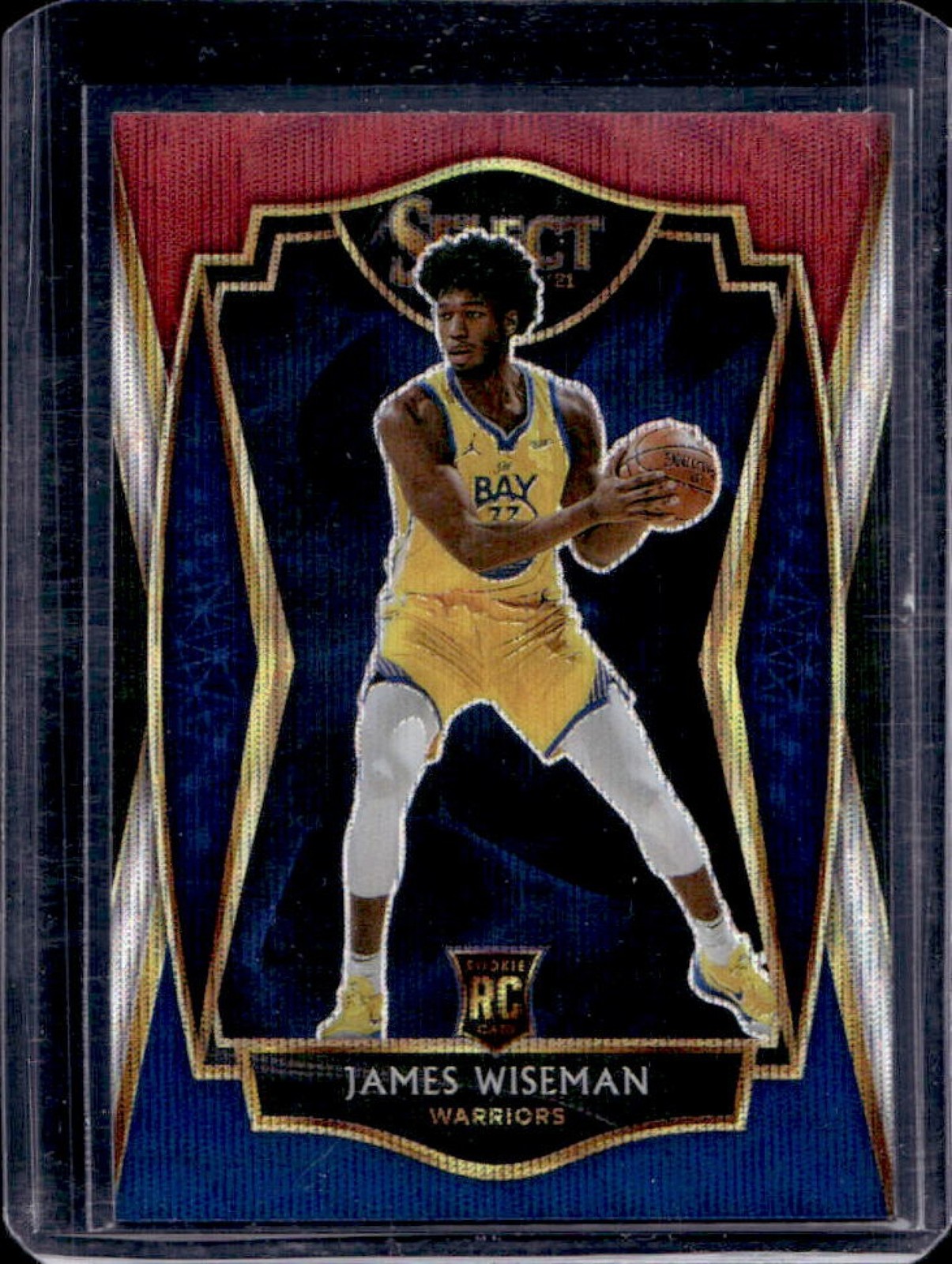 2020-21 Select James Wiseman RC Tri Color Prizm Premier Level #184 Warriors