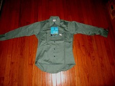 VTG 70'S PENNEYS BIG MAC WORKWEAR GREEN TWILL REGULAR CUT SHIRT SZ M NWT