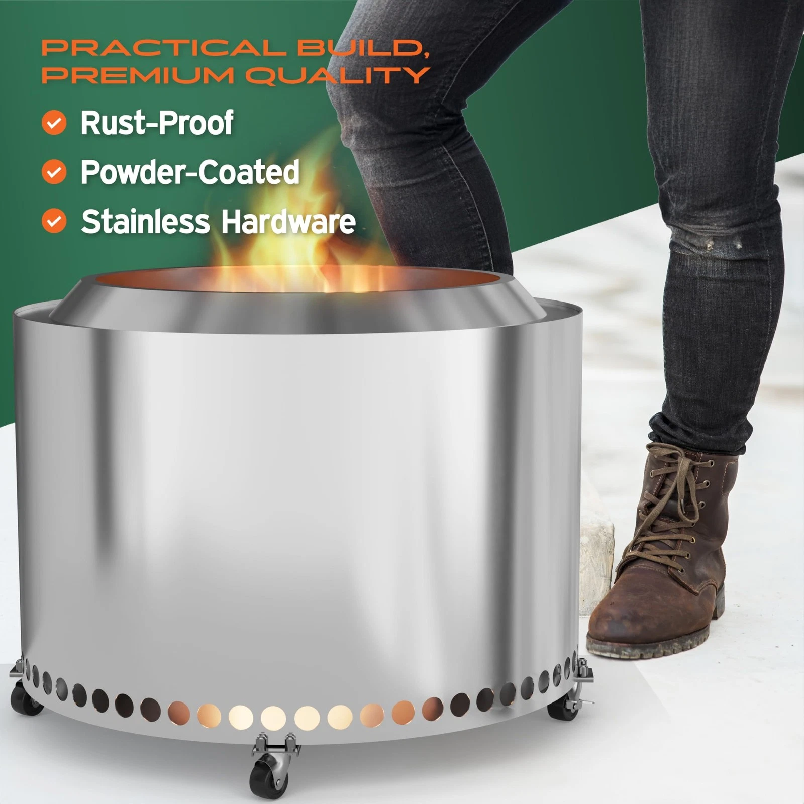 Hickory Summit Yukon Fire Pit Stand - Thumbnail 2
