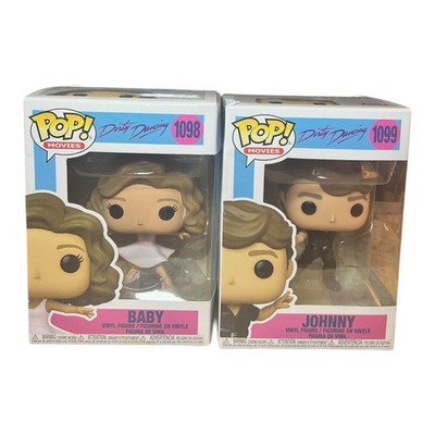 Funko Pop Dirty Dancing Baby 1098 Johnny 1099 Set Movies Vinyl Figures Lot Of 2