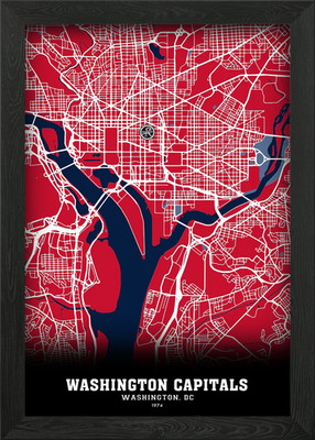 Capital One Arena Washington Gerahmtes Wandbild Poster Leinwanddruck Bild
