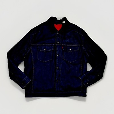 PERFEKTE LEVIS LEJ SHERPA TRUCKER JACKE Gr. M MEDIUM Herren LEJ ENGINEERED JEANS