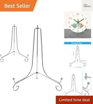 2 Pack Plate Stands for Display 10 Inch， Dish Display Stand for Decorative Pl...