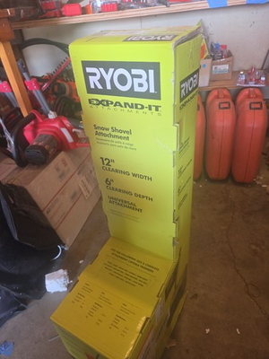 #ad #ad Ryobi RYSNW00 Snow Thrower Attachment Black Green $170.00