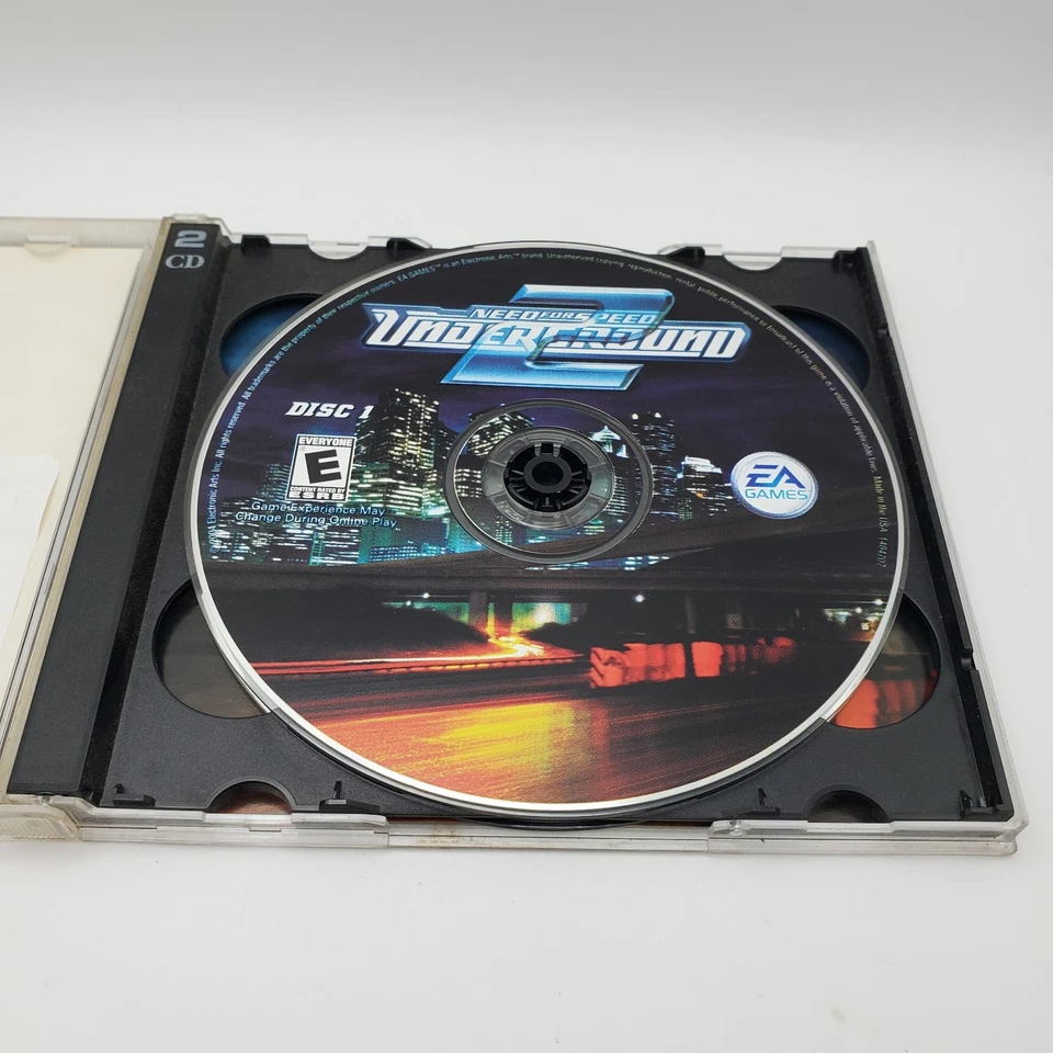 Need for Speed: Underground 2 (PC, 2004) CIB W/ Manual & CD/Serial Key, Tested - Image 2 of 4