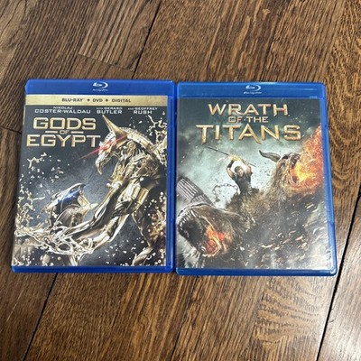 Gods of Egypt/Wrath of the Titans Blu Ray Lot-See des