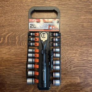 Crescent 20 Piece X10 3/8" Drive 6 Point Standard Sae/Metric Mechanics Tool Set