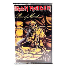 Iron Maiden Cassette Tape Album - Piece Of Mind 1983 XDR 4XT-512274