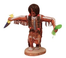 Large Northern Plains Medicine Man Doll By Erla Graham 22.5"h x 24.25"w