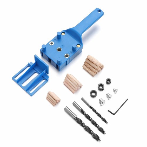 Woodworking Drill Punch Locator Jig Drill Guide Handle Portable...
