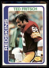 1978 Topps Ted Fritsch Jr. #357 Washington Redskins