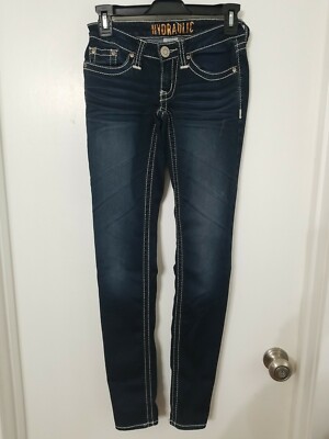 Jean Hydraulic Femme Addison Super Skinny - Taille 1/2 - Dark Wash (bleu Foncé) - État Neuf Sans étiquette (NWOT)
