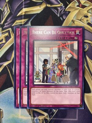 Yugioh! 3x There Can Be Only One WISU-EN060 Rare 1st Ed NM