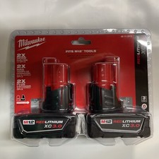 2 Pack Milwaukee 48-11-2412 M12 XC 3 Amp Batteries New in package