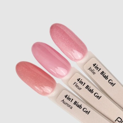 PNB UV/LED 4in1 BIAB GEL- Primer, Base, Builder, Color Perfect Hold Strong Nails