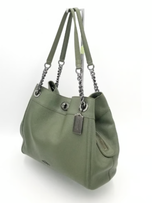 Coach 36855 Ivy Green Edie Turn Lock Shoulder Bag & Wallet With