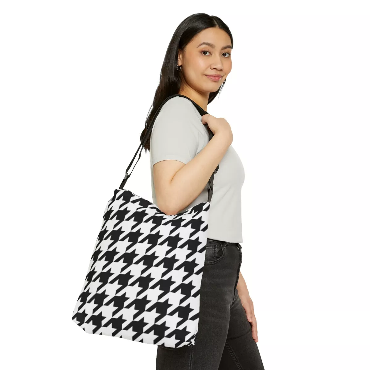 Tote bag with sales adjustable strap