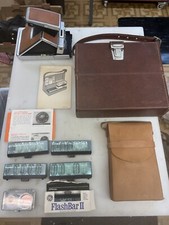 Polaroid SX-70 Land Instant Camera  Accessories  Tested Please Read  