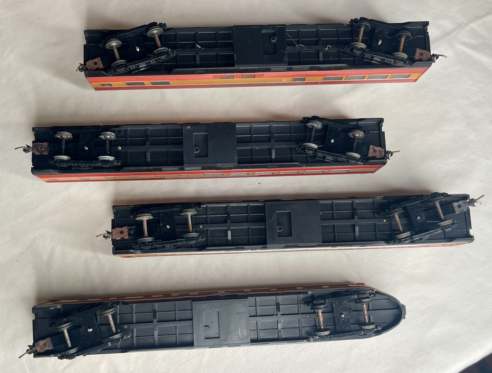 HO Scale Southern Pacific Daylight Passenger Cars HO Scale Lot of 4 eBay