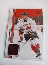 2023 Upper Deck Team Canada Juniors Jack Matier Red Foil Parallel #12 Rookie Rc