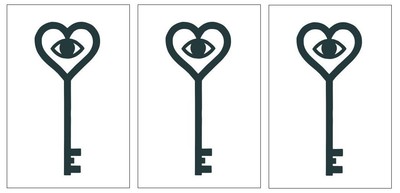 3x Vegetable Ink TEMPORÄRES TATTOO schwarz SOJABASIS ungiftig SCHLÜSSEL Auge Horus Ra