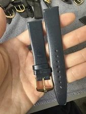 Vintage Watch Strap 18 mm  Leather Nos Great Quality V25