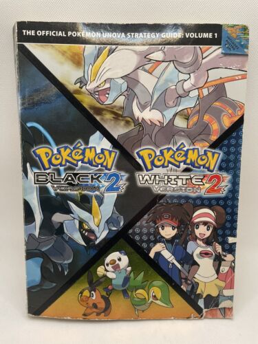 The Official Pokemon Unova Strategy Guide Vol. 1 Blk/Wht Version 2 W/  Poster Map 9780307895615