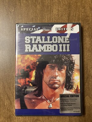Rambo III (DVD, 2003, 2-Disc Set, Special Edition Sensormatic Security Tag)