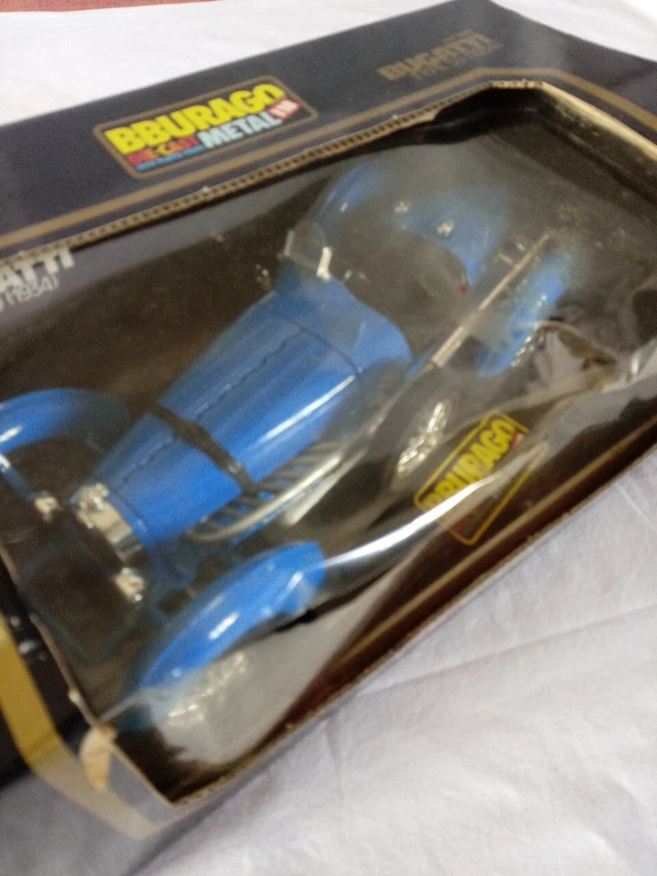 Bugatti Type 59 (1934) 1:18 Burago cod.3005 vintage - Immagine 4 di 4