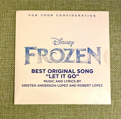 Frozen - Let it Go    ** OSCAR PROMO CD **    Idina Menzel / Disney / FYC / 2014