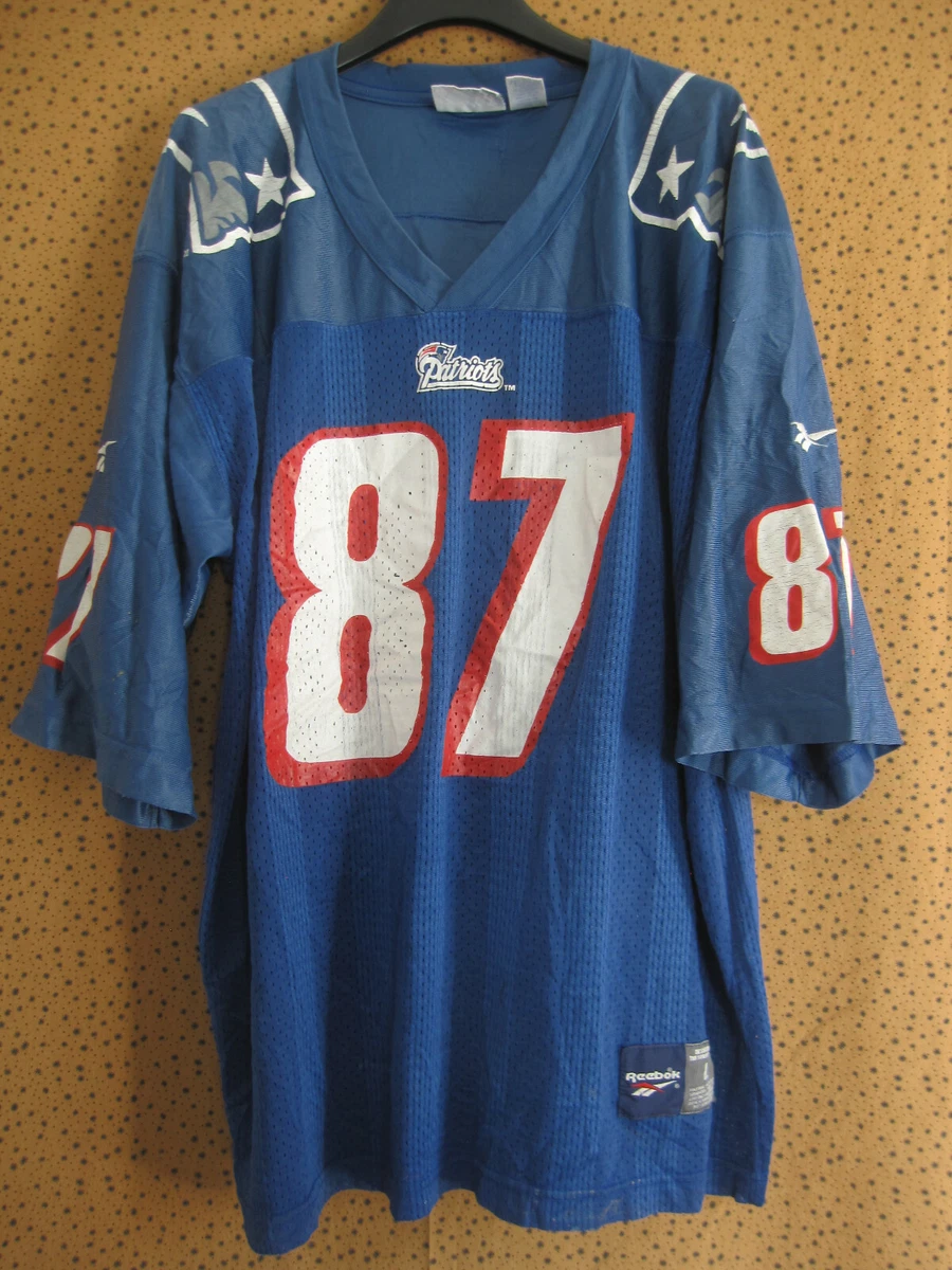 Maillot football Americain Coates 87 Reebok 90 S Patriots Vintage