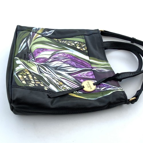 Margot NY Leather Floral Crossbody Shoulder Bag HandPainted ExclusiveArtwork - Picture 9 of 18