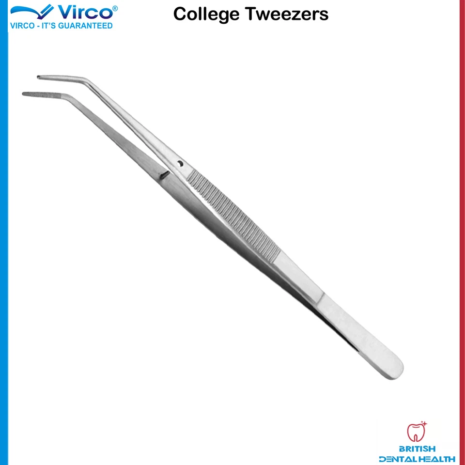 London College Tweezers Dental Surgical Diagnostic Dental Forceps Veterinary Lab - Image 3 of 4