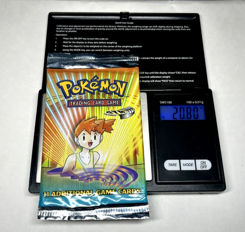 Pokemon Gym Heros Booster Pack SEALED - Misty (20.80g)