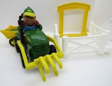 John Deere TOMY Hay Tractor and Trailer  Fencing.