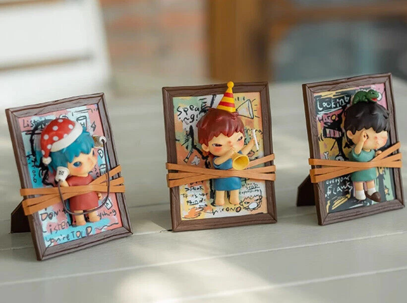 POP MART Hirono Listening Saying Seeing Series Mini Figure Model Hot Toys Gift-image