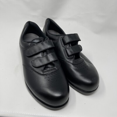 SAS Me Too Black Women's Shoes Black Size 10 Wide (gr1071) Made In USA