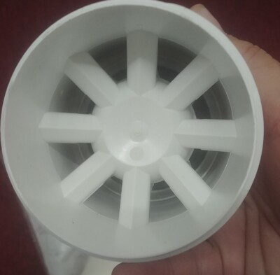 Oatey Sure Vent Luftansaugventil – 3 Zoll X 4 Zoll, Für Entlüftungssysteme, Schwarz/weiß