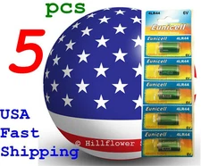 5 pcs X 4LR44 PX28A A544 476A K28A L1325 Card 6V Alkaline Battery