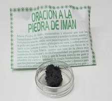 AMULETO PIEDRA DE IMAN RITUALIZADA ATRAE DINERO Y FORTUNA ORACION INCLUIDA !