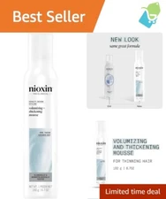 3D Styling Thickening Foam - Fragrance-Free Mousse for Thin Hair, 6.7 oz