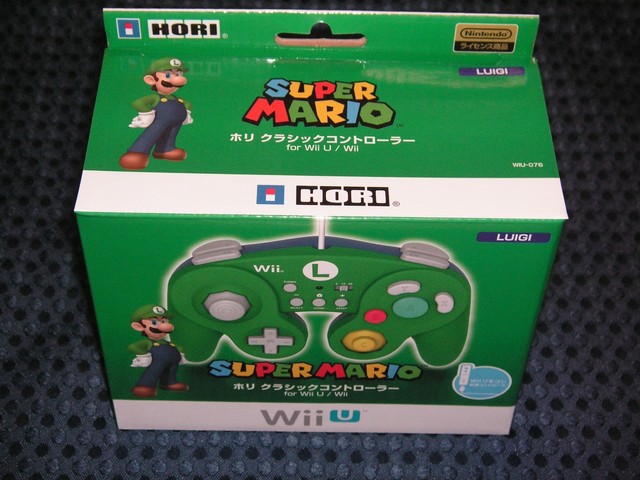 Hori Classic Controller For Wii U Luigi Japan For Sale Online Ebay