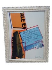 Antonio Del Donno, tecnica mista su tela, 50x70