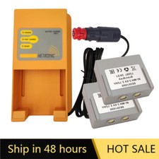 2 x 68301000 Battery For HETRONIC Remote  1 x Hetronic UCH-2 Battery Charger